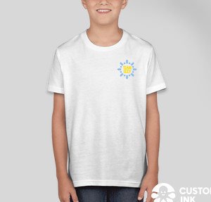 child in a t-shirt that says kids deserve more hope - front view